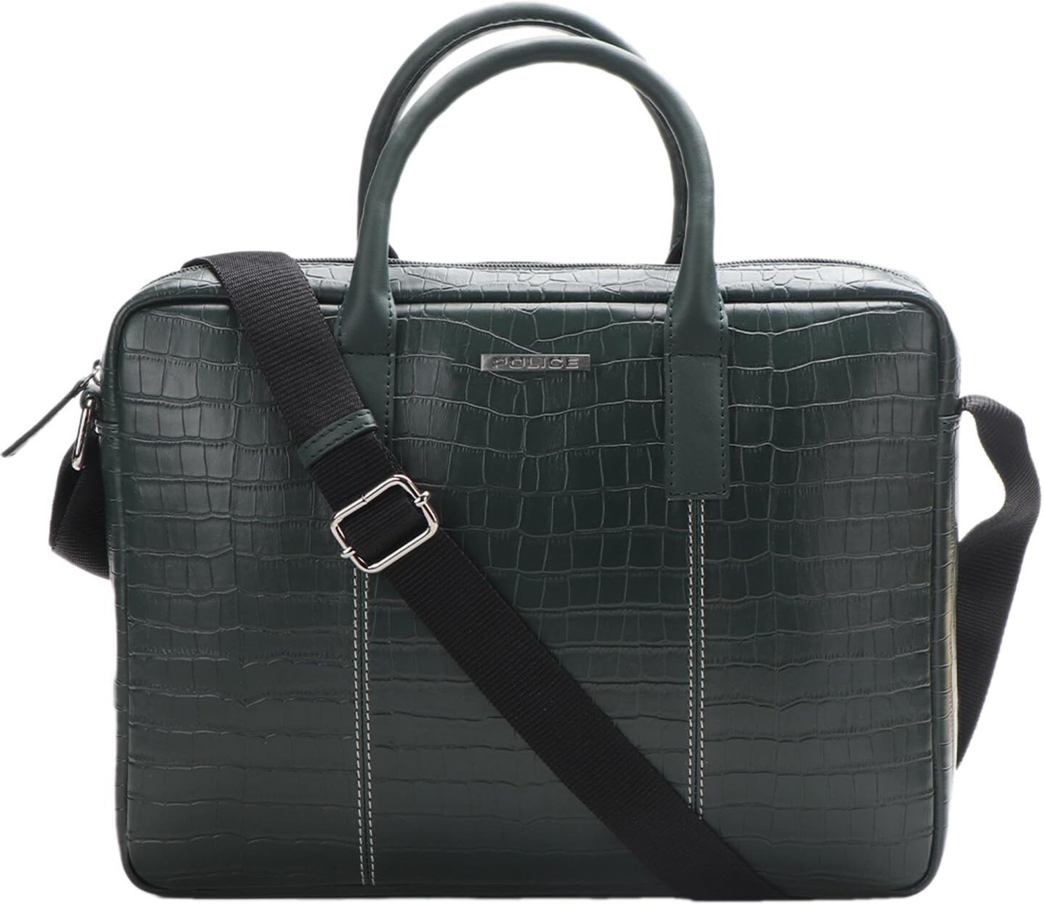 Image of Police OSTRICH POLO Messenger Bag (Black, 15 inch)