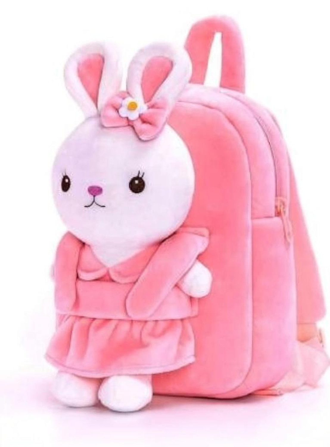 Image of khatushyam collection Medium 30 L Laptop Backpack SMILE-PRINT-1PC 10 10 11 (Pink)