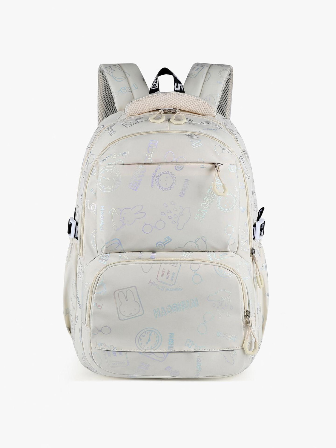 Image of Xelcis Medium 25 L Laptop Backpack Traveling Backpack Male & Female High Capacity Book Bag, Laptop Student College (Green, Grey)