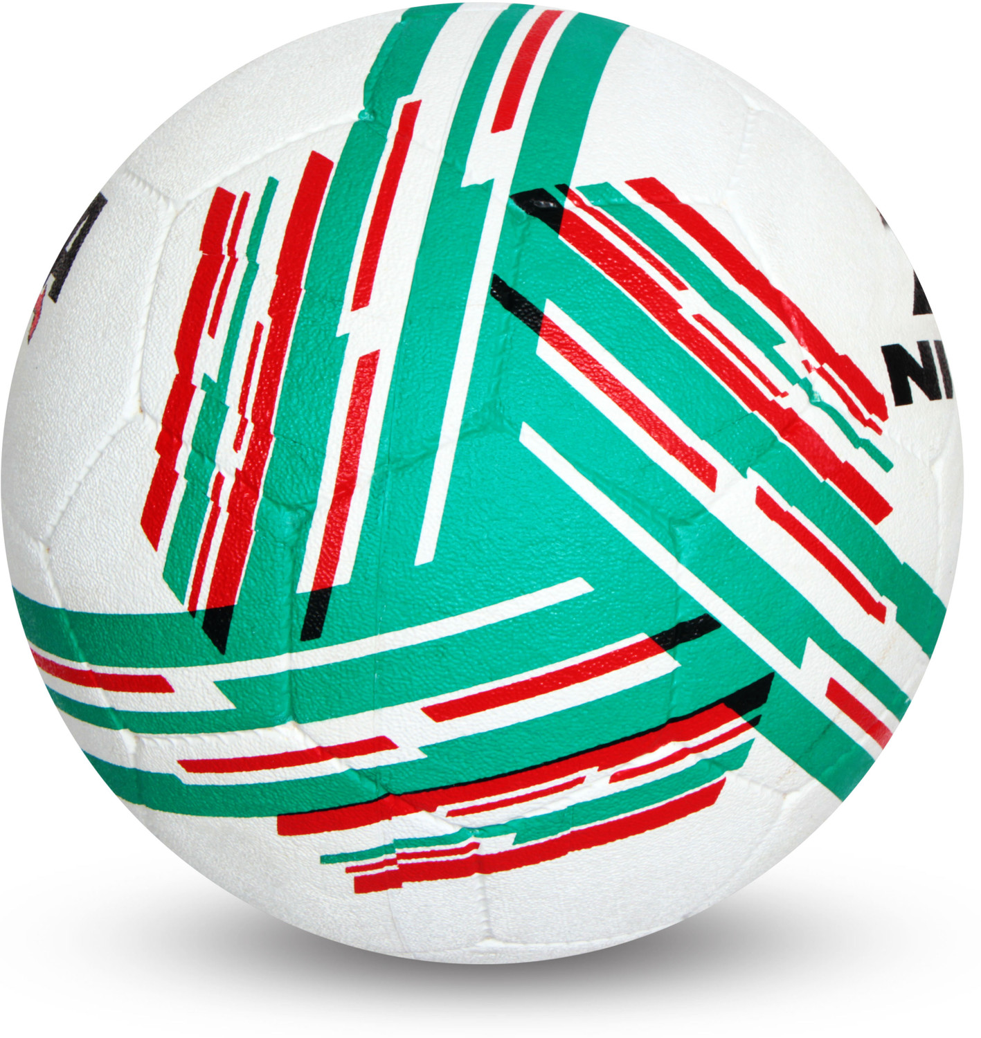 Image of NIVIA Country Colour (Italy), Rubberized Moulded, For Hard Surfaces, Soccer Football - Size: 5