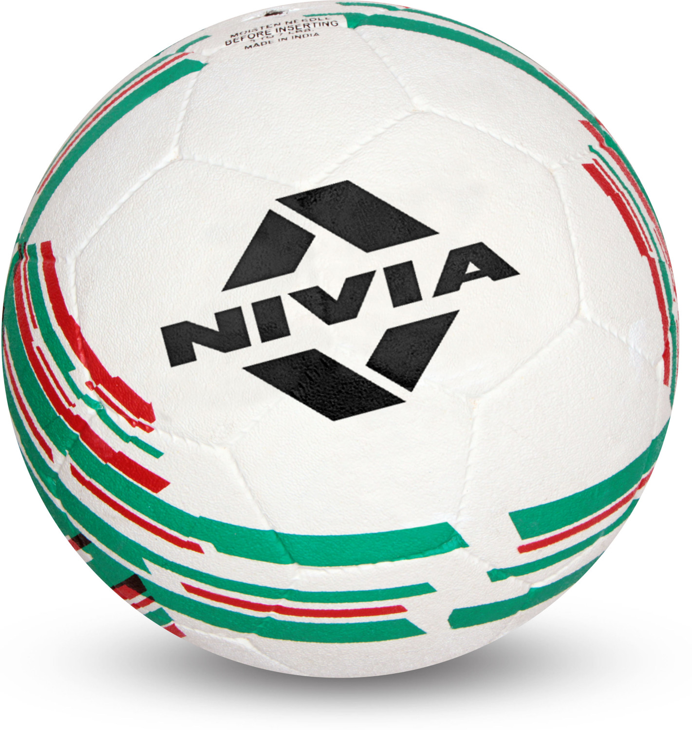 Image of NIVIA Country Colour (Italy), Rubberized Moulded, For Hard Surfaces, Soccer Football - Size: 5