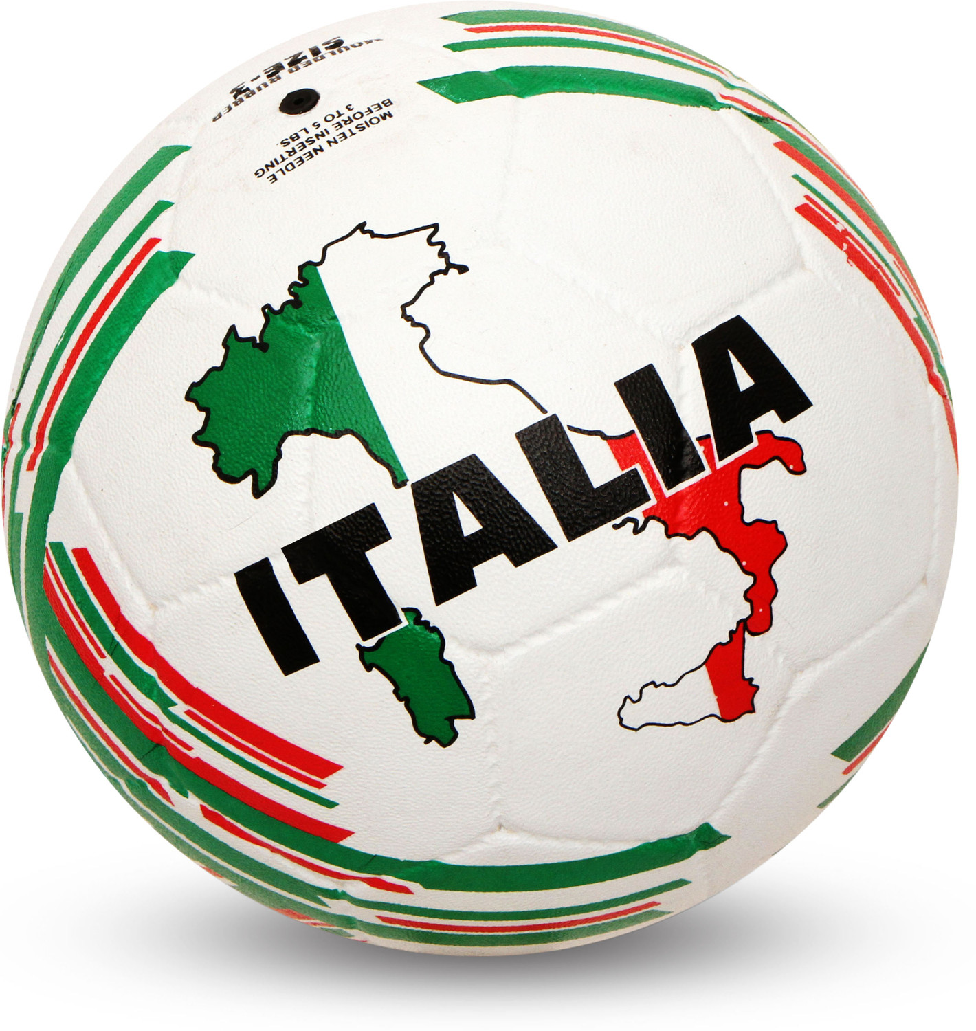 Image of NIVIA Country Colour (Italy), Rubberized Moulded, For Hard Surfaces, Soccer Football - Size: 5