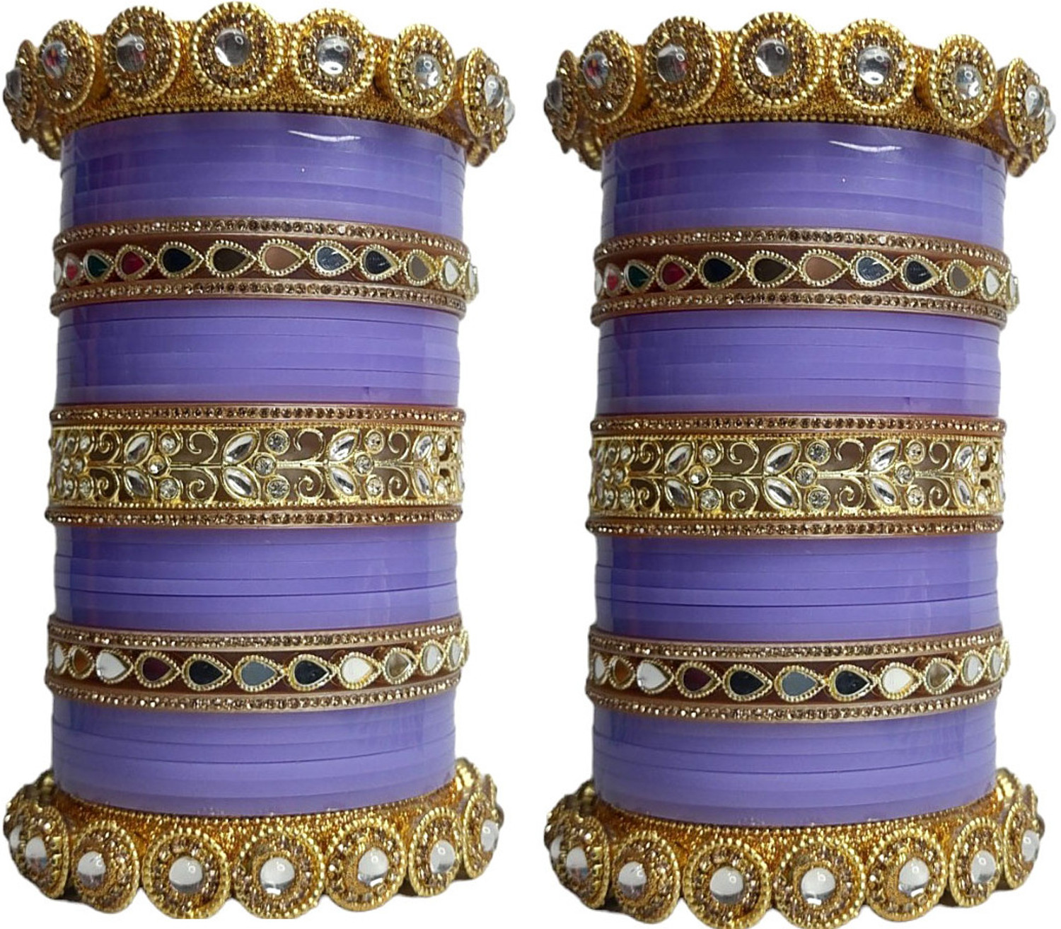 Image of oms Plastic Chudas (Pack of 10)