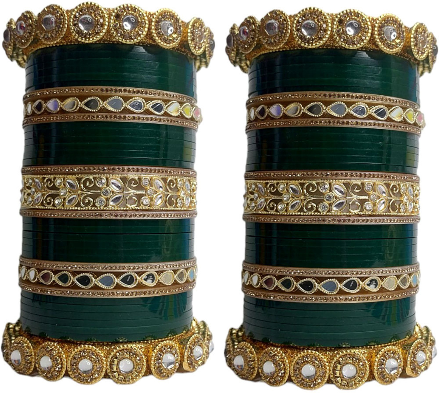 Image of oms Plastic Chudas (Pack of 10)