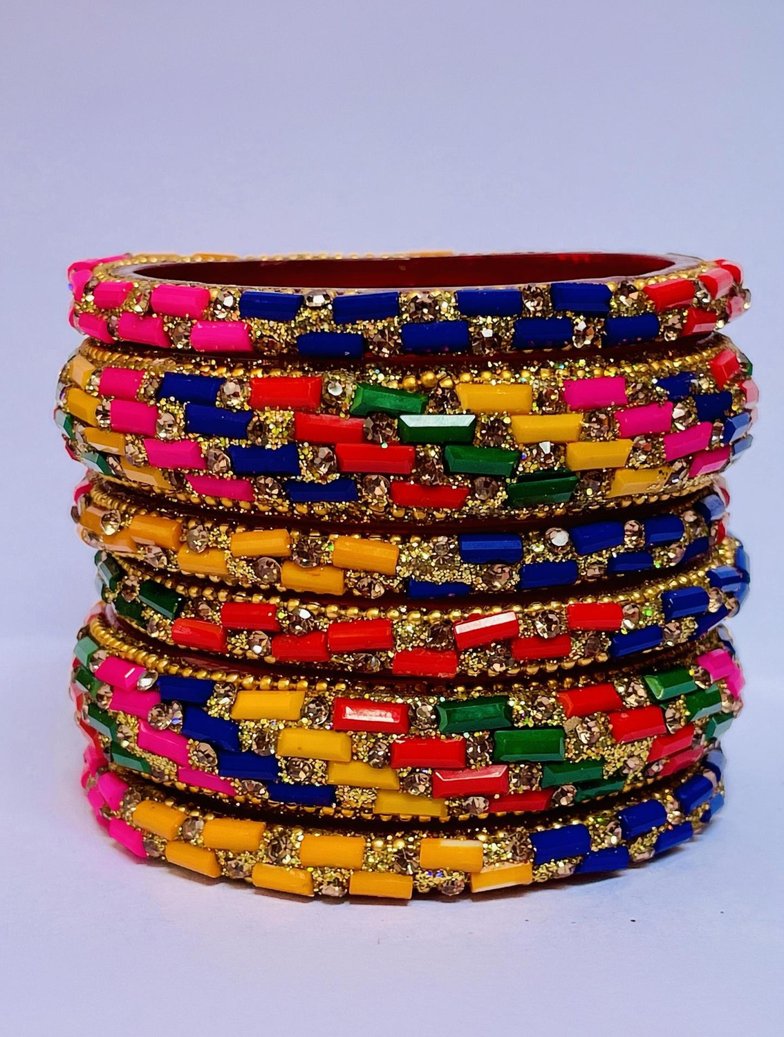 Image of oms Plastic Chudas (Pack of 10)