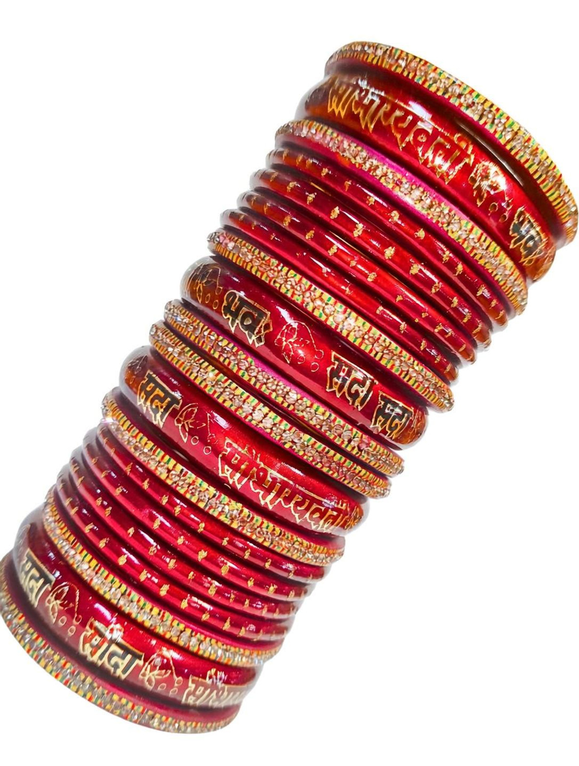 Image of Mayhmcollection Lac Bangle Set (Pack of 24)