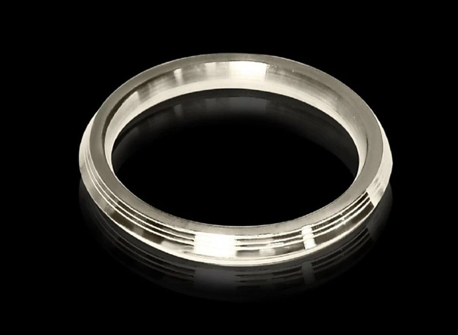 Stainless Steel Silver Coated Kada