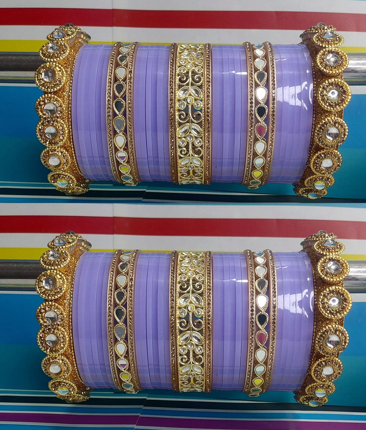 Image of oms Plastic Chudas (Pack of 10)