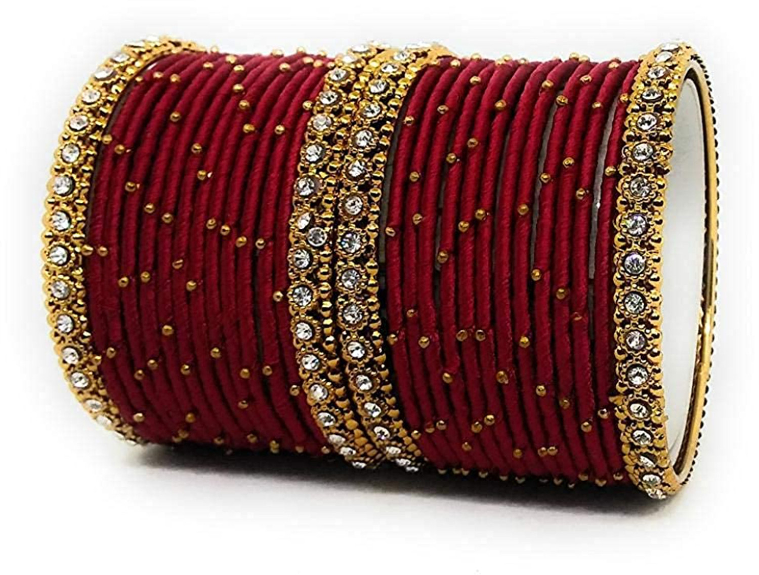 Image of Mayhmcollection Lac Bangle Set (Pack of 24)