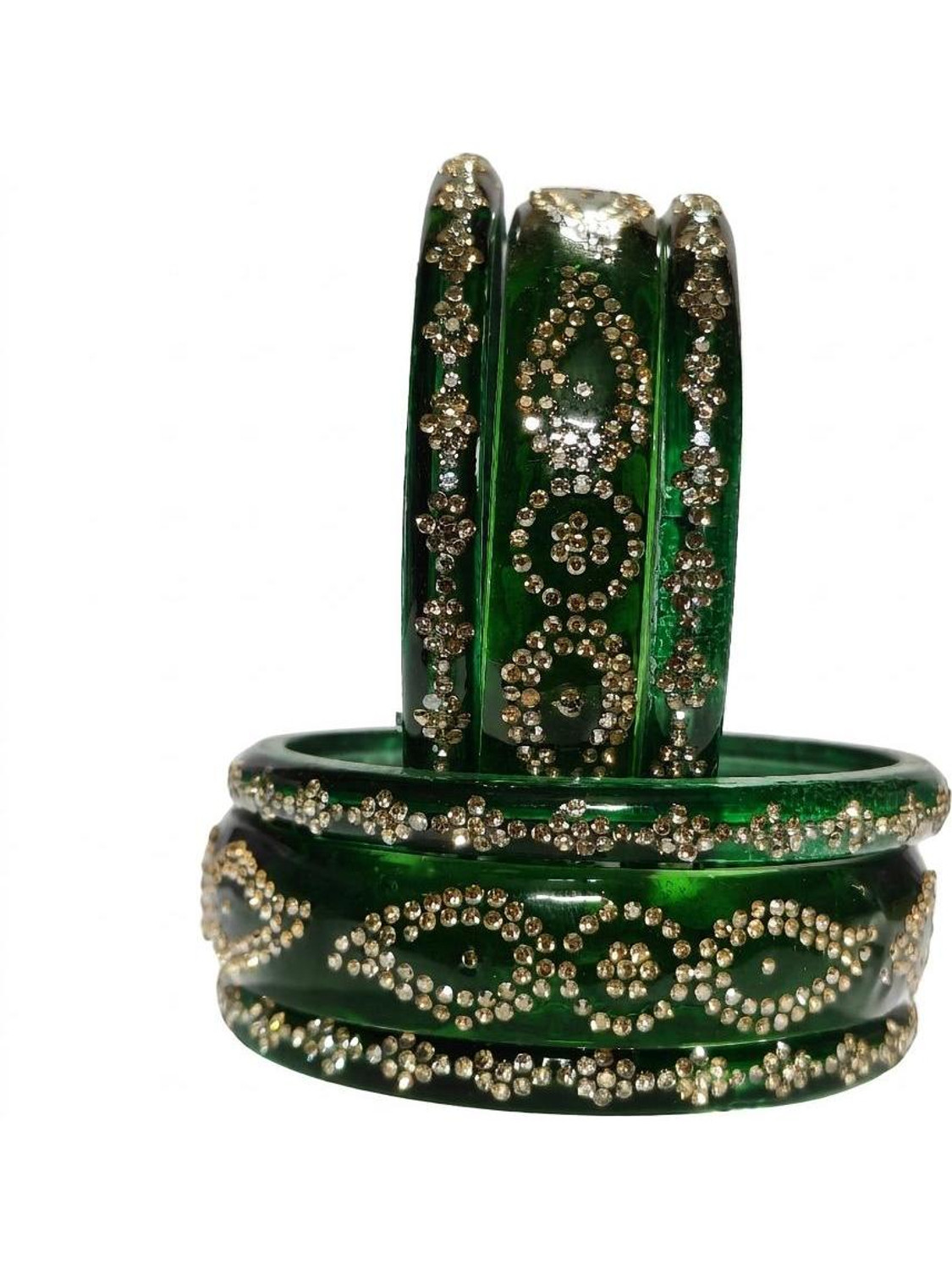 Image of oms Plastic Chudas (Pack of 10)