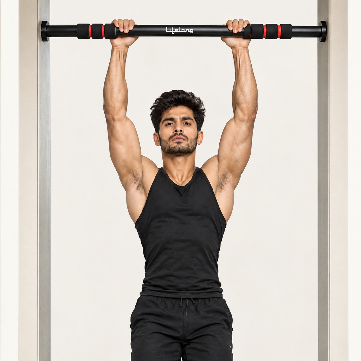 Adjustable Pull-Up Bar For Home Gym | Best For Kids, Men & Women | Non