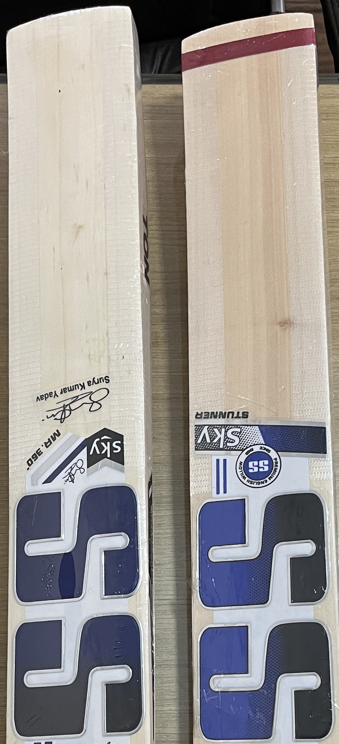 Image of Anmol Traders SS SKY Kashmir Willow Cricket Bat For 15+ Yrs (1200 g)