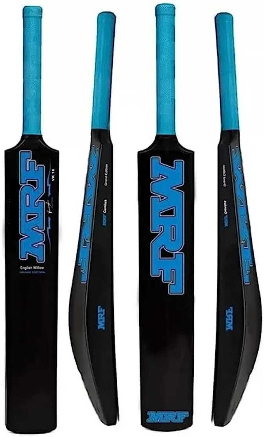 Minesfit Black Full Size Cricket Bat – 6 No Heavy Duty PVC