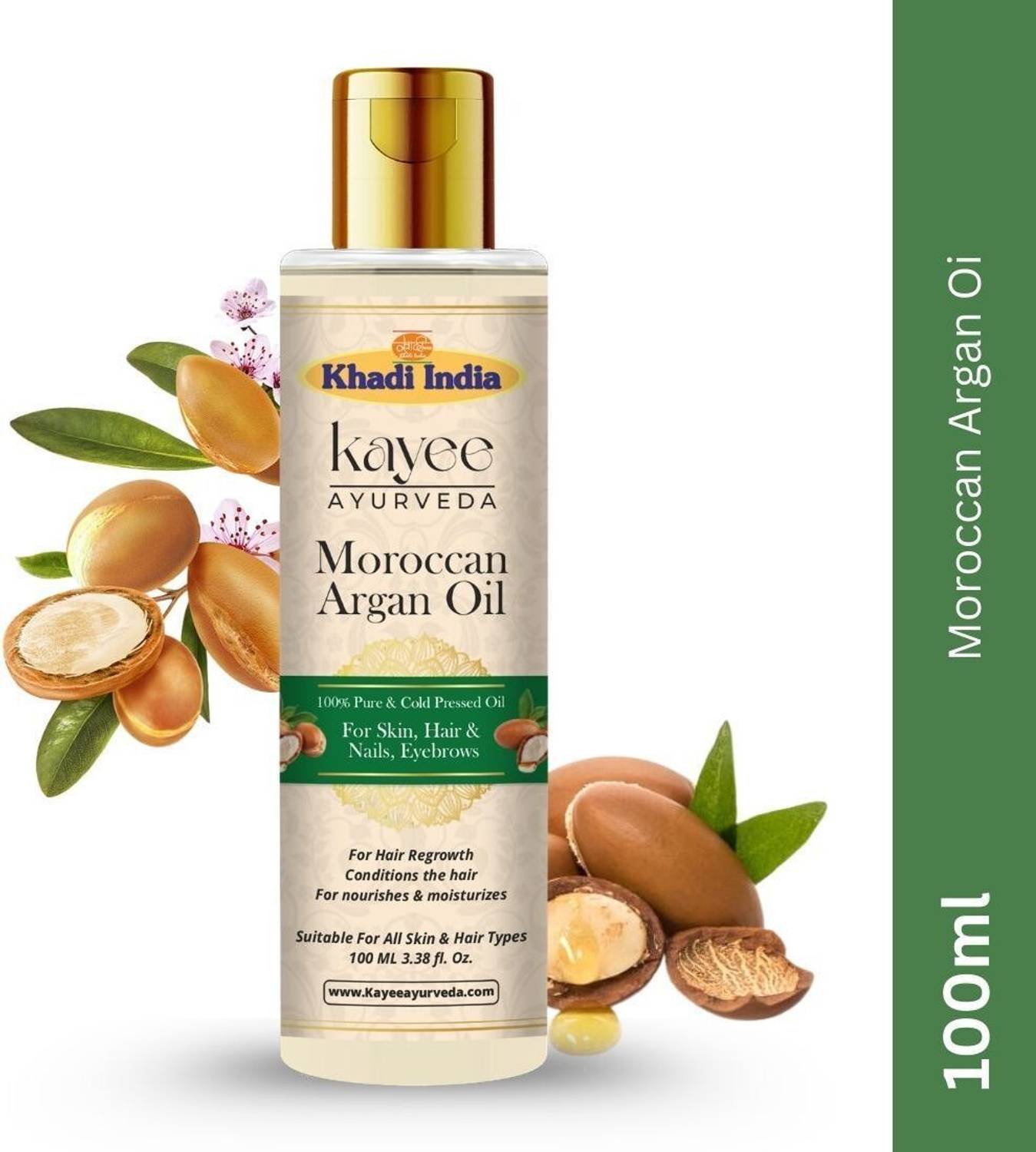 Kayee Ayurveda Khadi Argan Oil for Skin and Hair