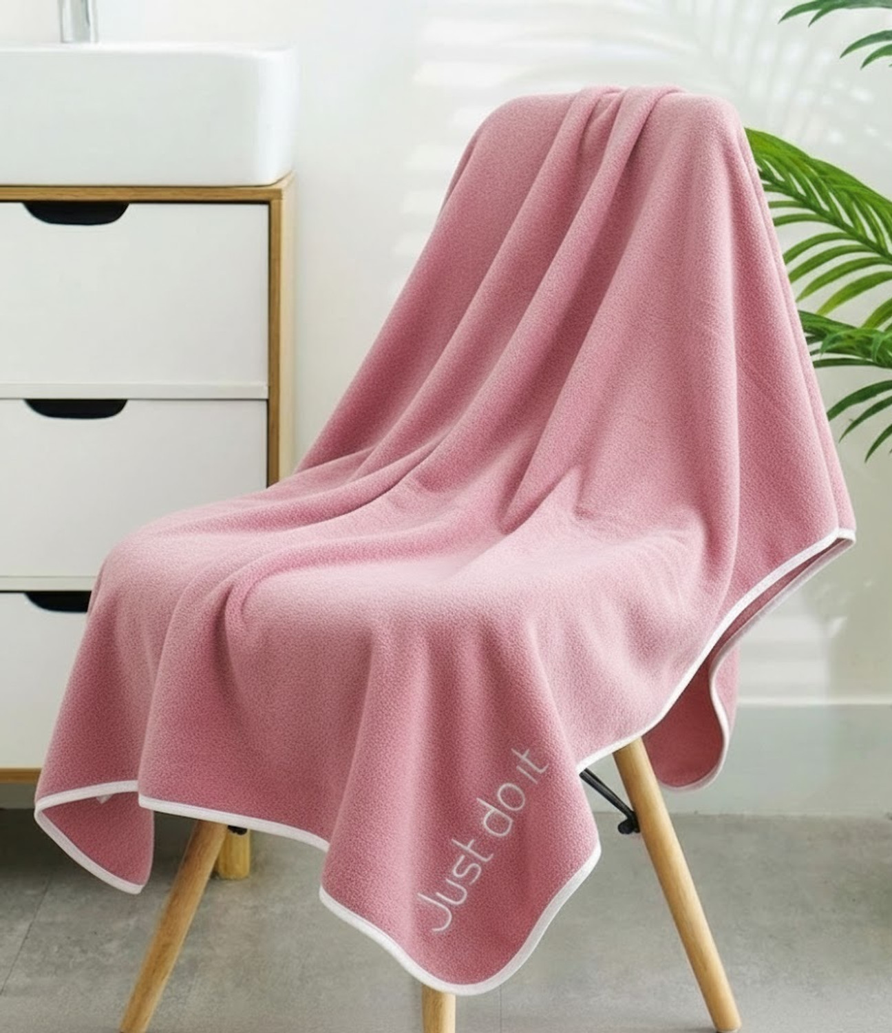 Image of Flipkart SmartBuy Cotton 300 GSM Bath Gamcha Set (Pack of 2)