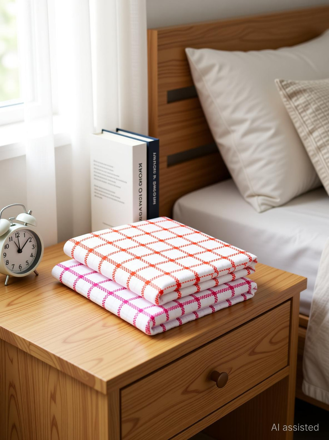 Image of Flipkart SmartBuy Cotton 300 GSM Bath Gamcha Set (Pack of 2)