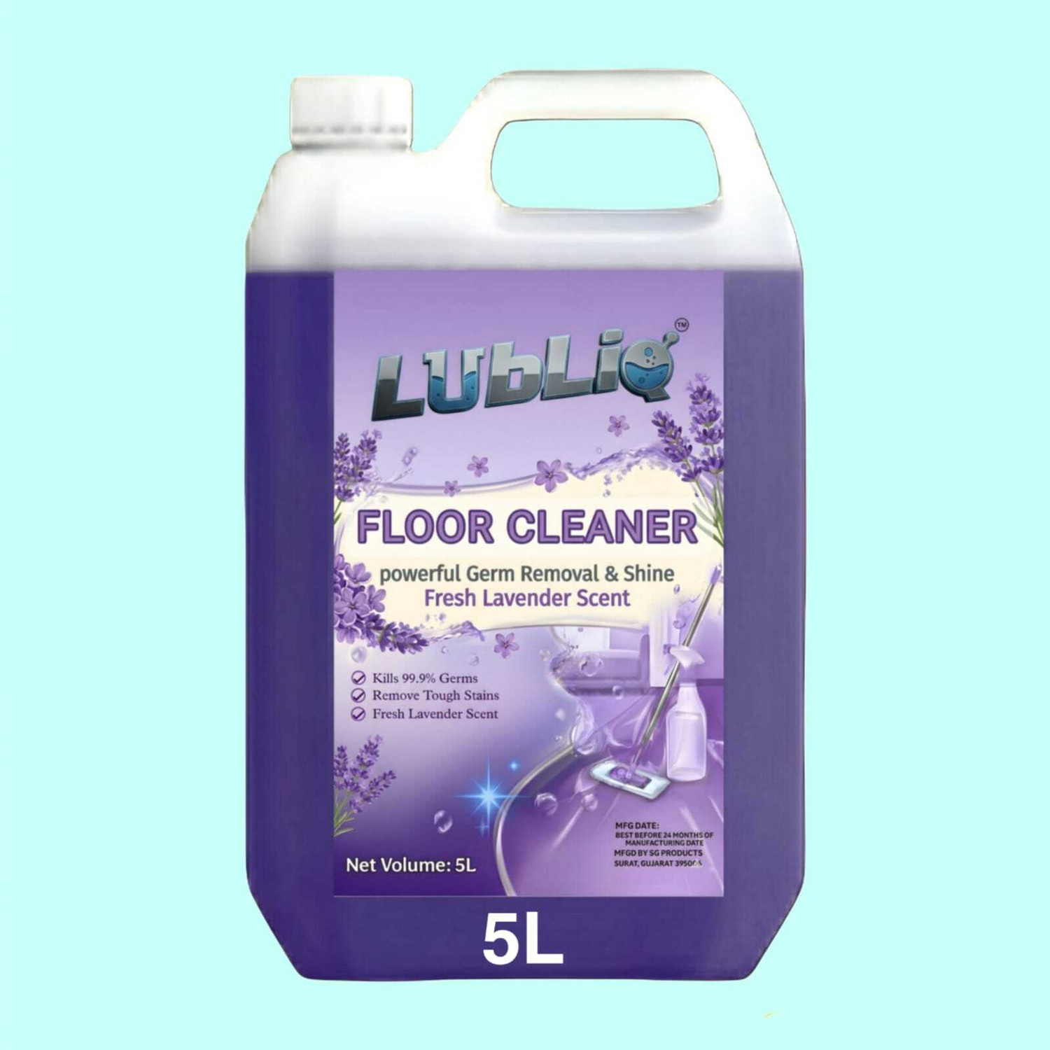 Image of Lizol CITRUS FLOOR CLEANER LEMON (5 L)