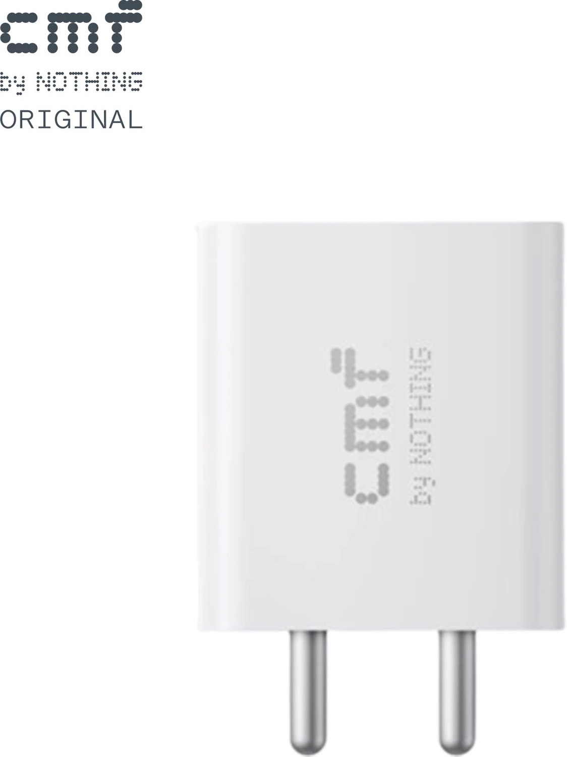Image of CMF by Nothing 33 W Quick Charge 3 A Wall Charger for Mobile (White)