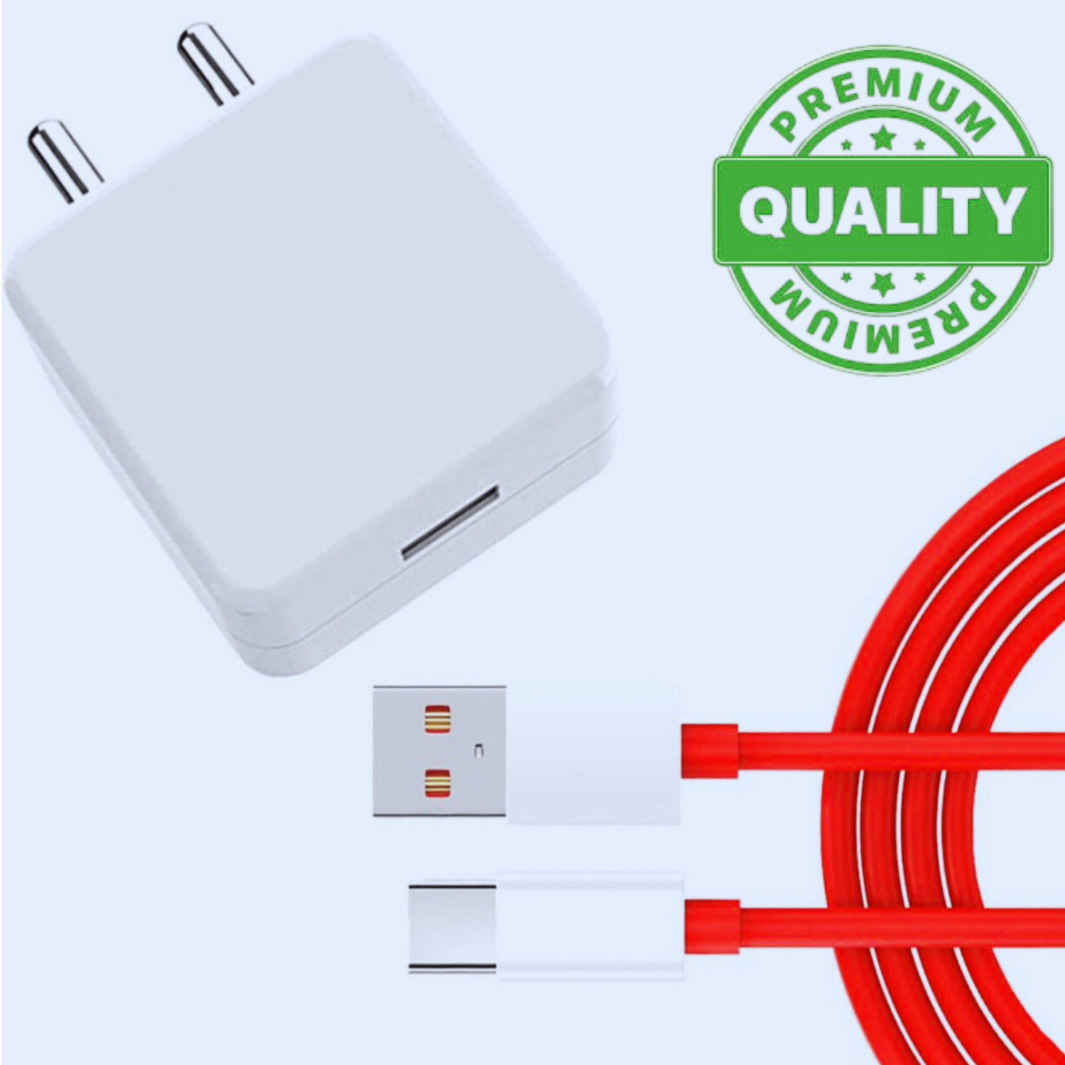 Image of OnePlus 80 W SuperVOOC 7.3 A Wall Charger for Mobile (White)