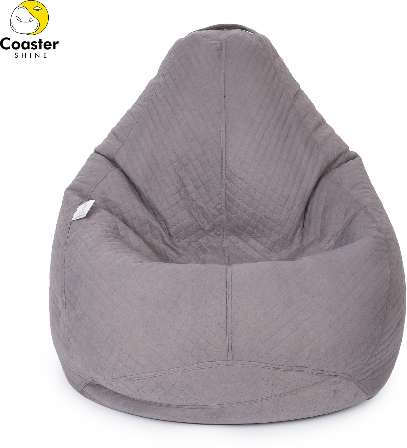 Image of Coaster Shine 4XL Tear Drop Bean Bag Cover (Without Beans) (Grey)