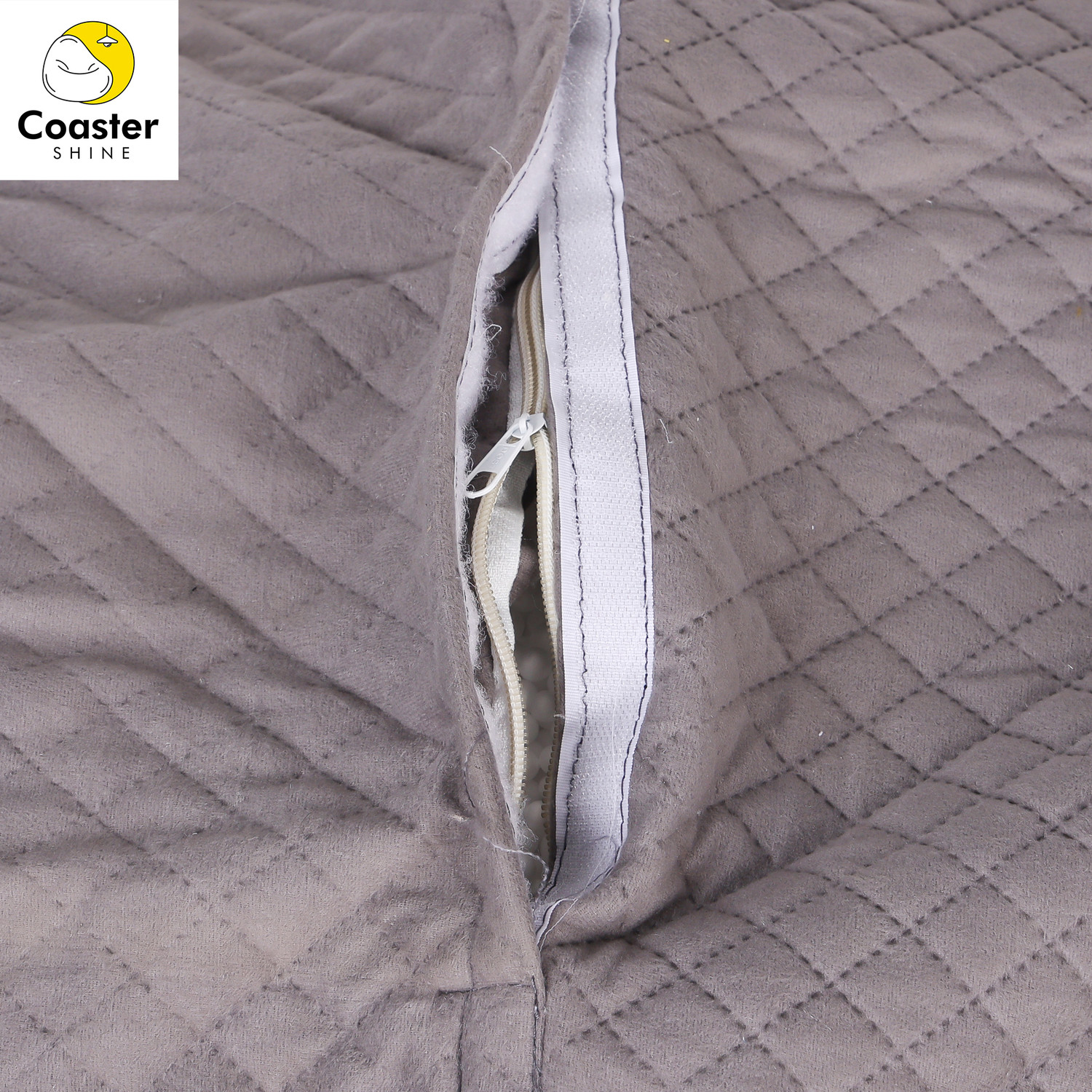 Image of Coaster Shine 4XL Tear Drop Bean Bag Cover (Without Beans) (Grey)