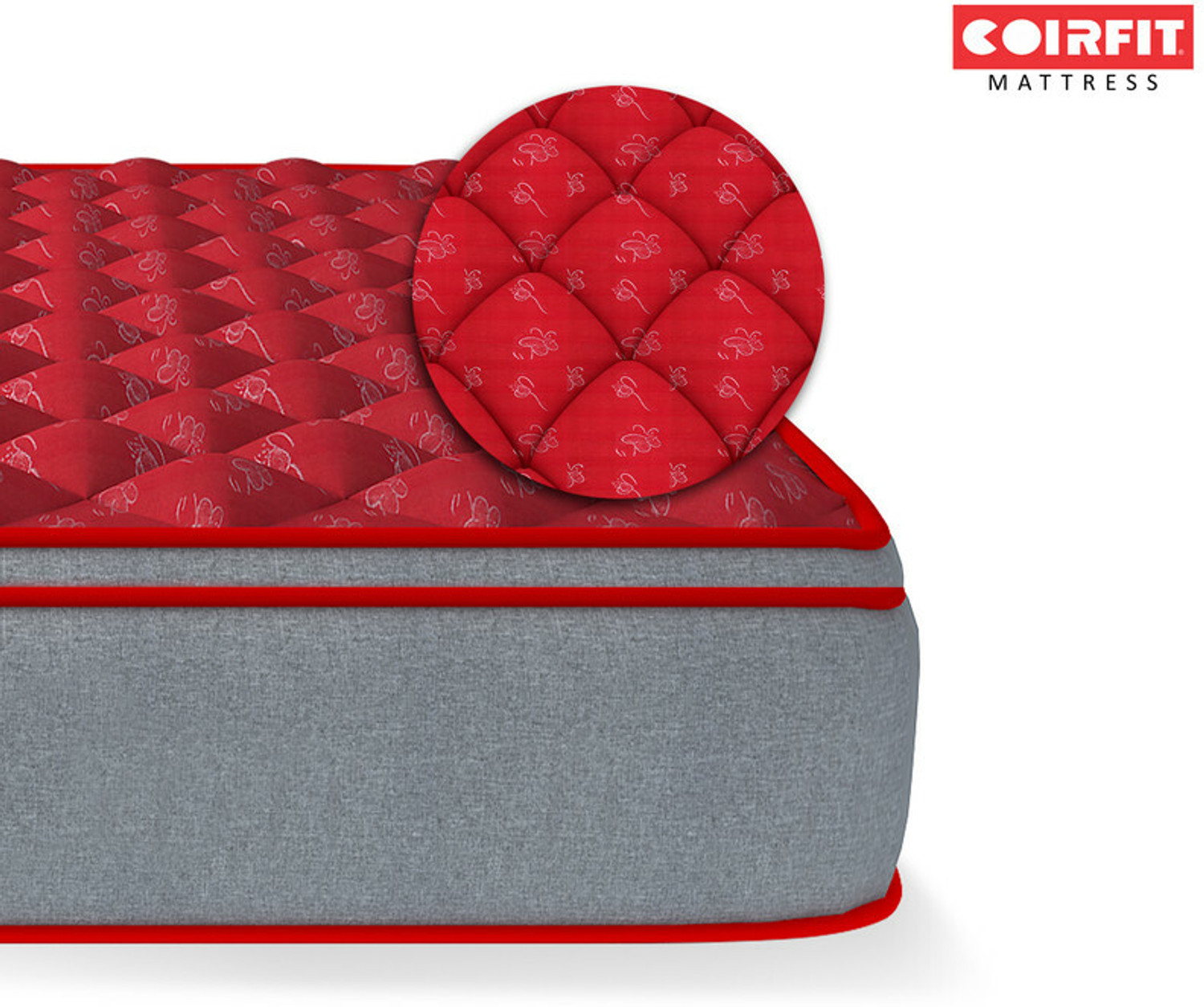 Image of COIRFIT LUXURINO Pillow Top with ISPT Tech. 8 inch King Bonnell Spring Mattress