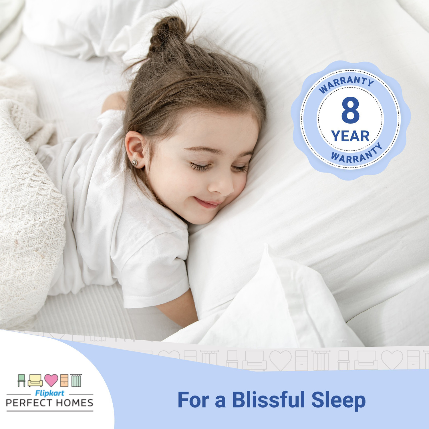 Image of Flipkart Perfect Homes Morpheus 12 inch Single Pocket Spring Mattress