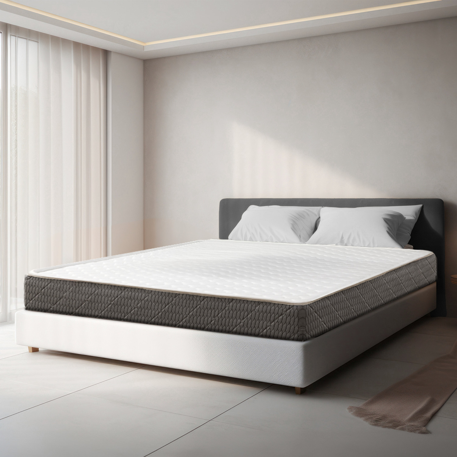 KURLON Spinel Ortho 5 inch Queen Bonded Foam Mattress  (L x W: 72 inch x 60 inch)