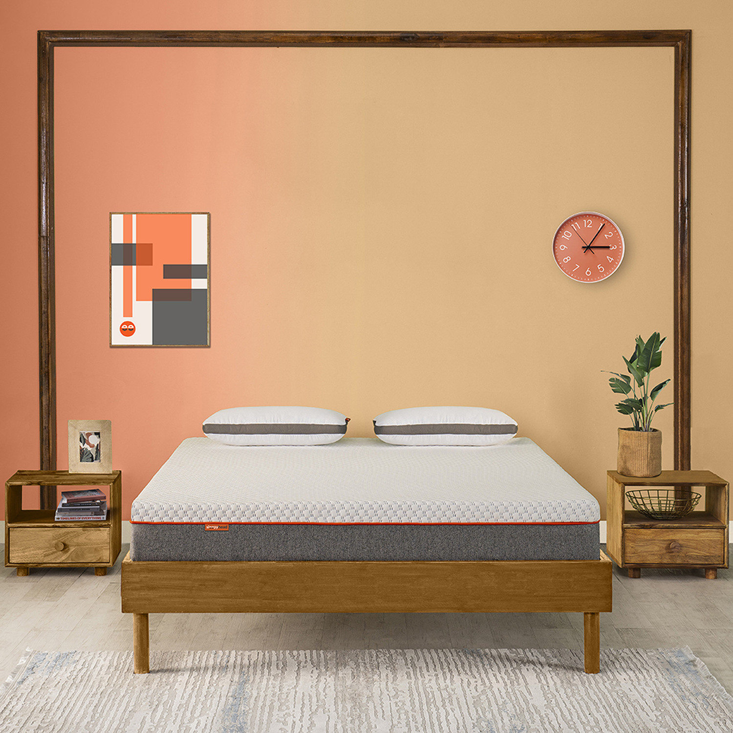 Image of Sleepyhead Prime Designed by Duroflex - Premium BodyIQ Orthopedic Memory Foam 5 inch Queen High Density (HD) Foam Mattress (L x W: 75 inch x 60 inch)