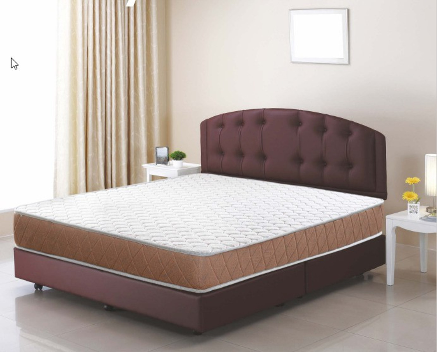 Image of KURLON Natural Rubberized Coir, Medium Firm Support 6 inch Single Coir Mattress
