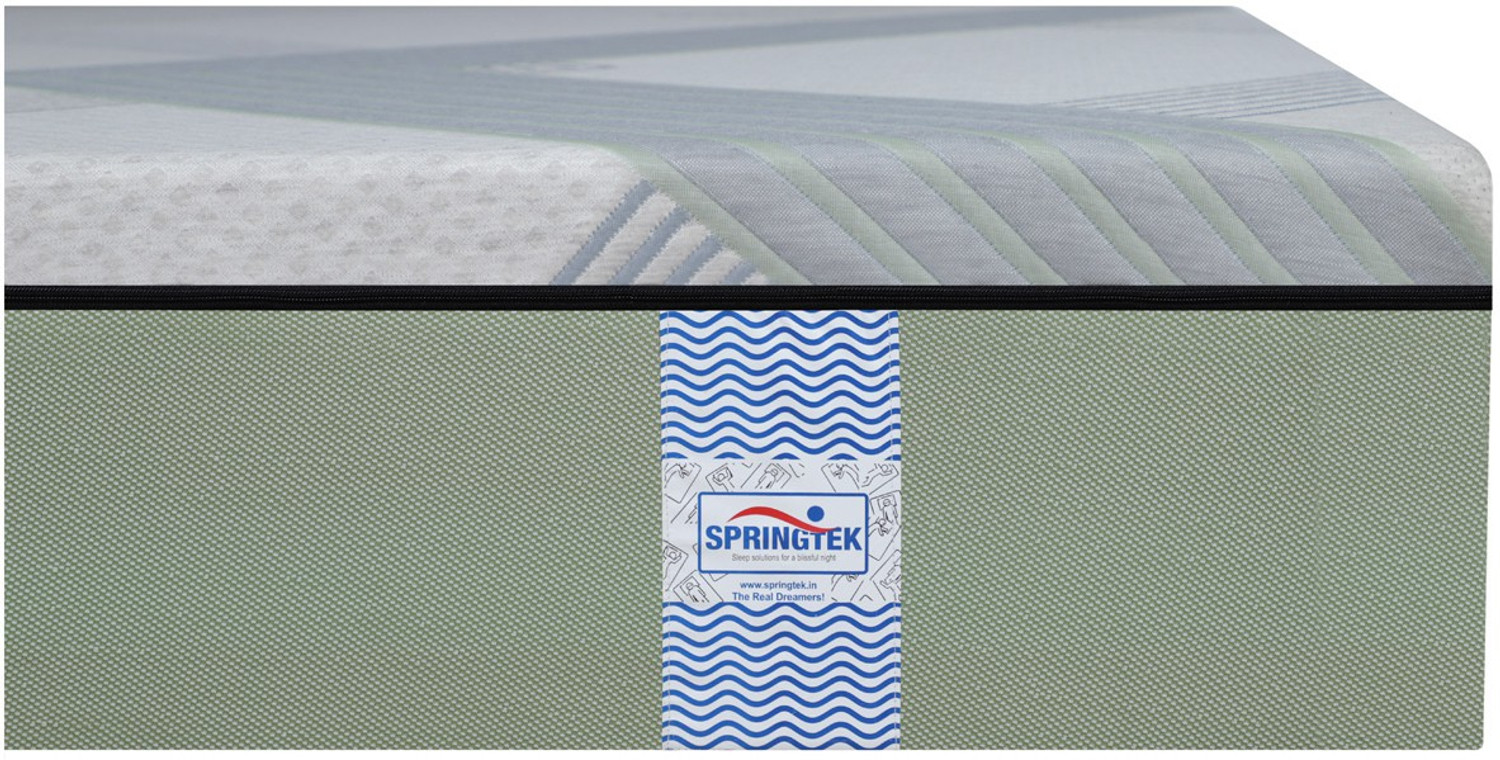 Image of SPRINGTEK Orthoapedic Natural Latex Memory Foam 8 inch Single High Resilience (HR) Foam Mattress