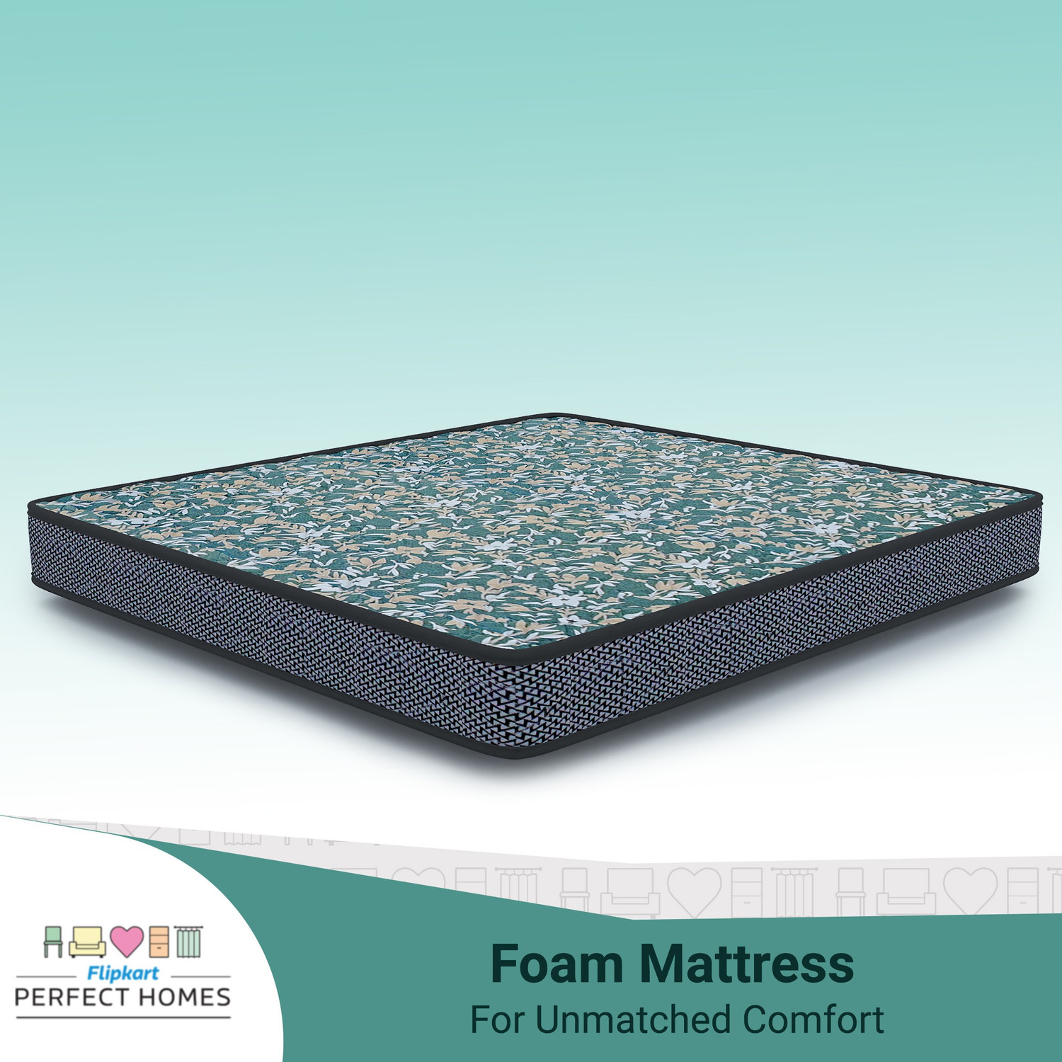 Flipkart Perfect Homes Zeus 5 inch Double PU Foam Mattress (L x W 78