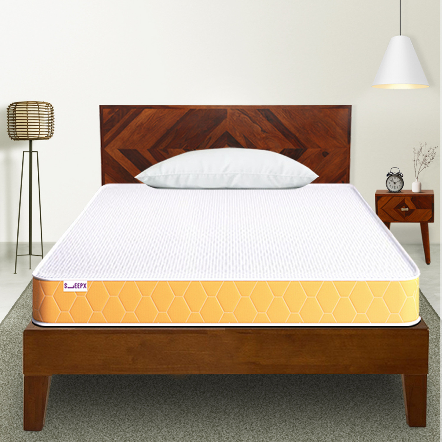 Sleepwell mattress price for single cot shop