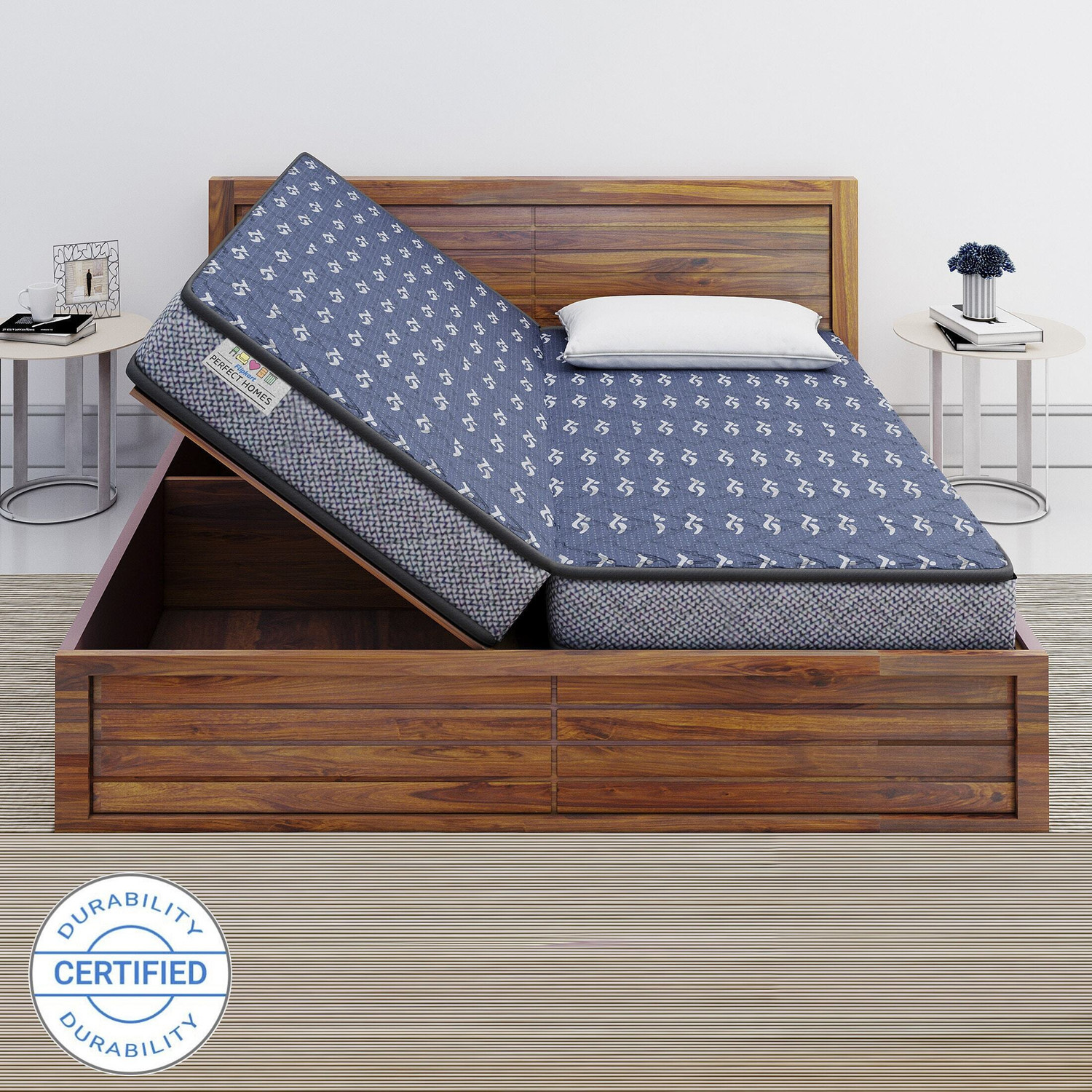 Image of Flipkart Perfect Homes Bookfold Orthopedic High Density Folding 5 inch Double Bonded Foam Mattress