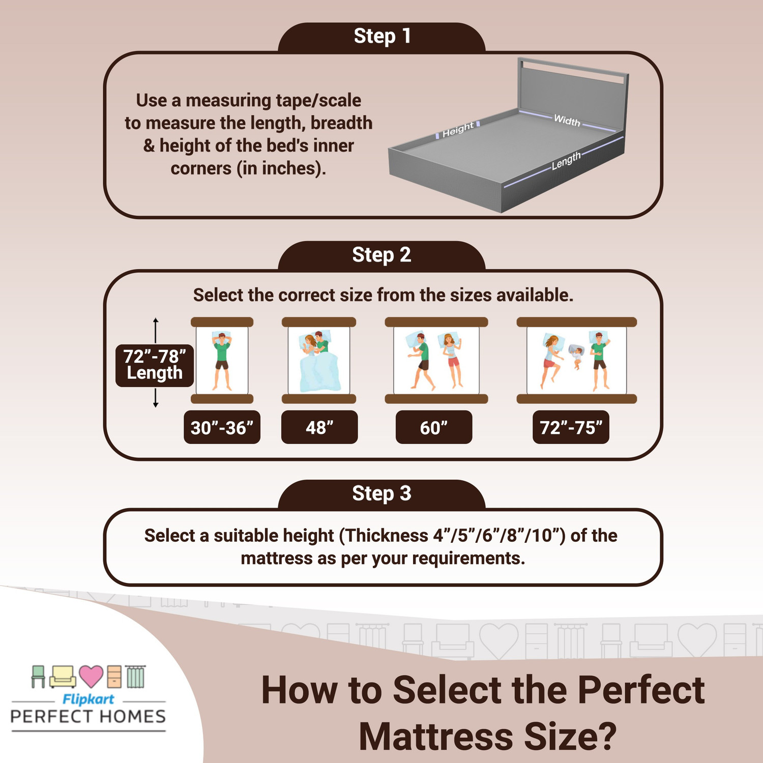 Image of Flipkart Perfect Homes Pherebus 4 inch Double Coir Mattress