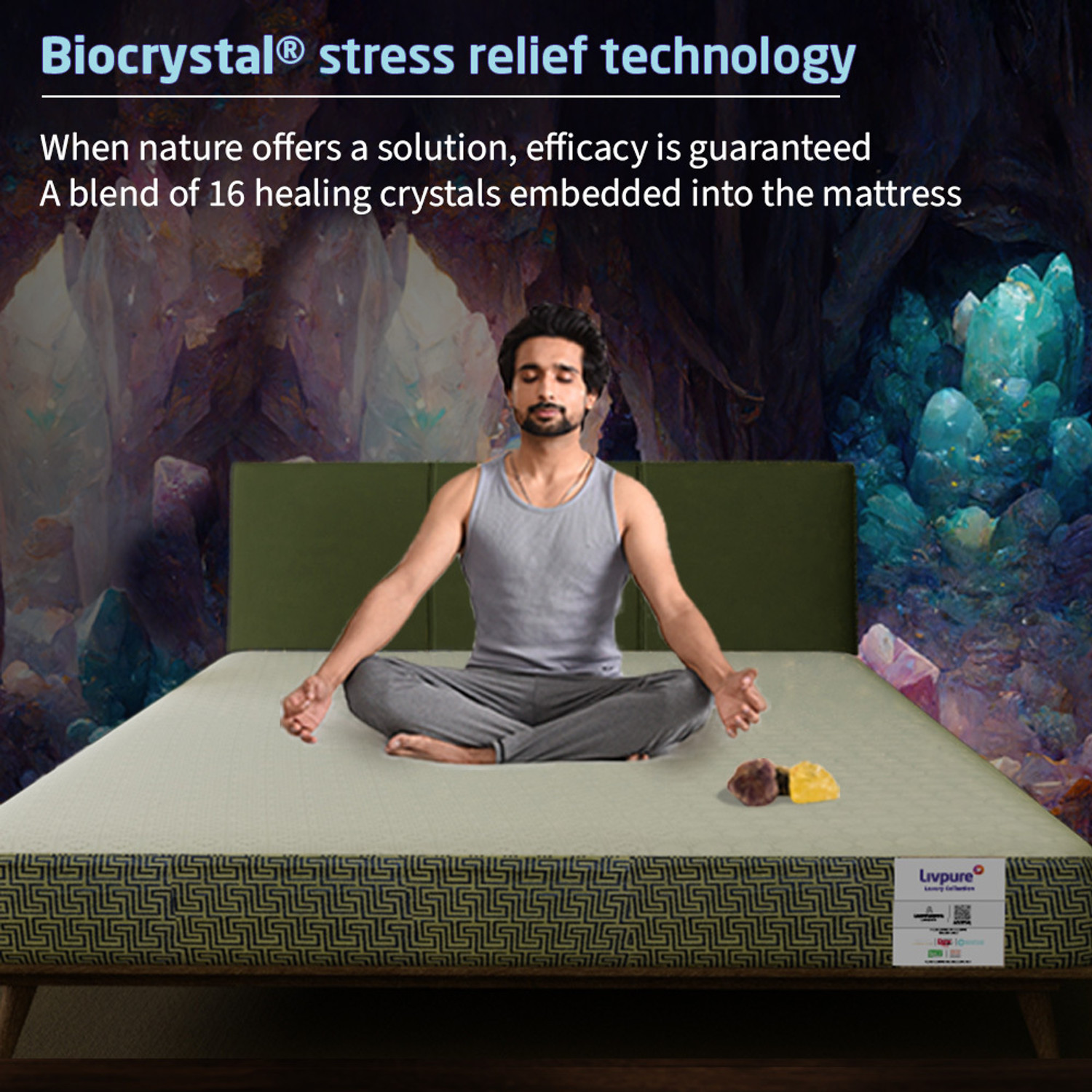 Image of Livpure Smart Jeeva 6 inch Single Natural Latex Mattress