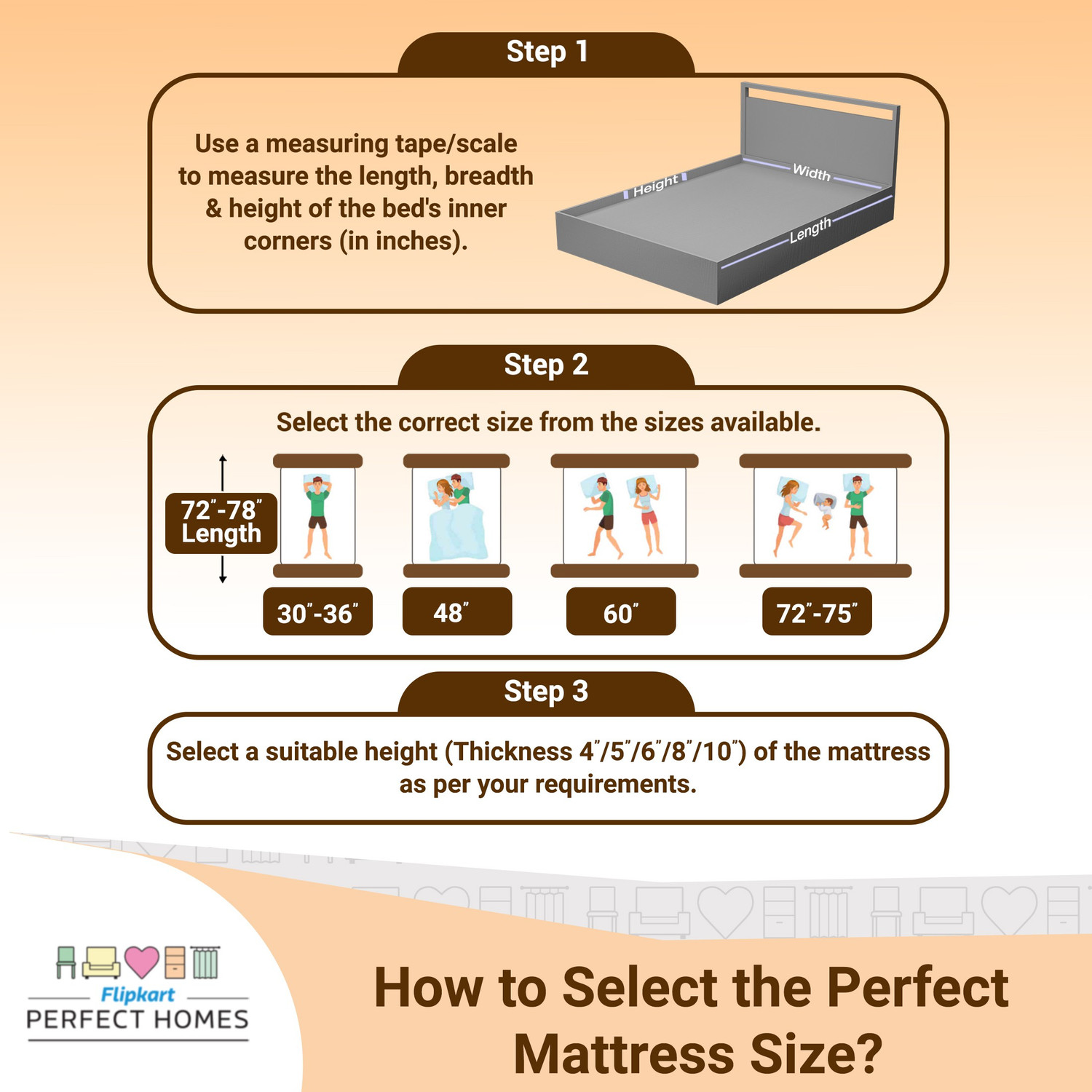 Image of Flipkart Perfect Homes Dual Comfort Hard & Soft 5 inch Single High Resilience (HR) Foam Mattress