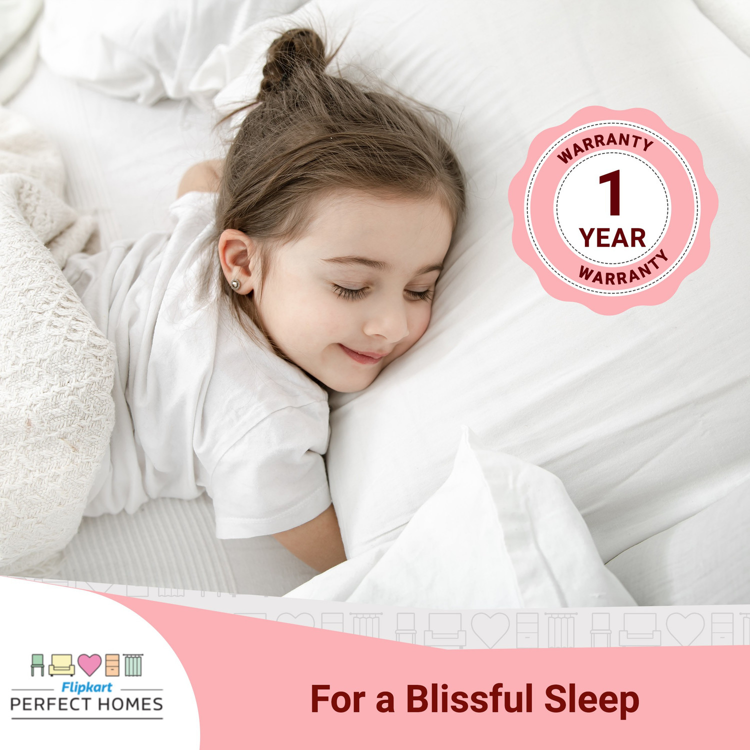 Image of Flipkart Perfect Homes Alastor 5 inch Queen PU Foam Mattress