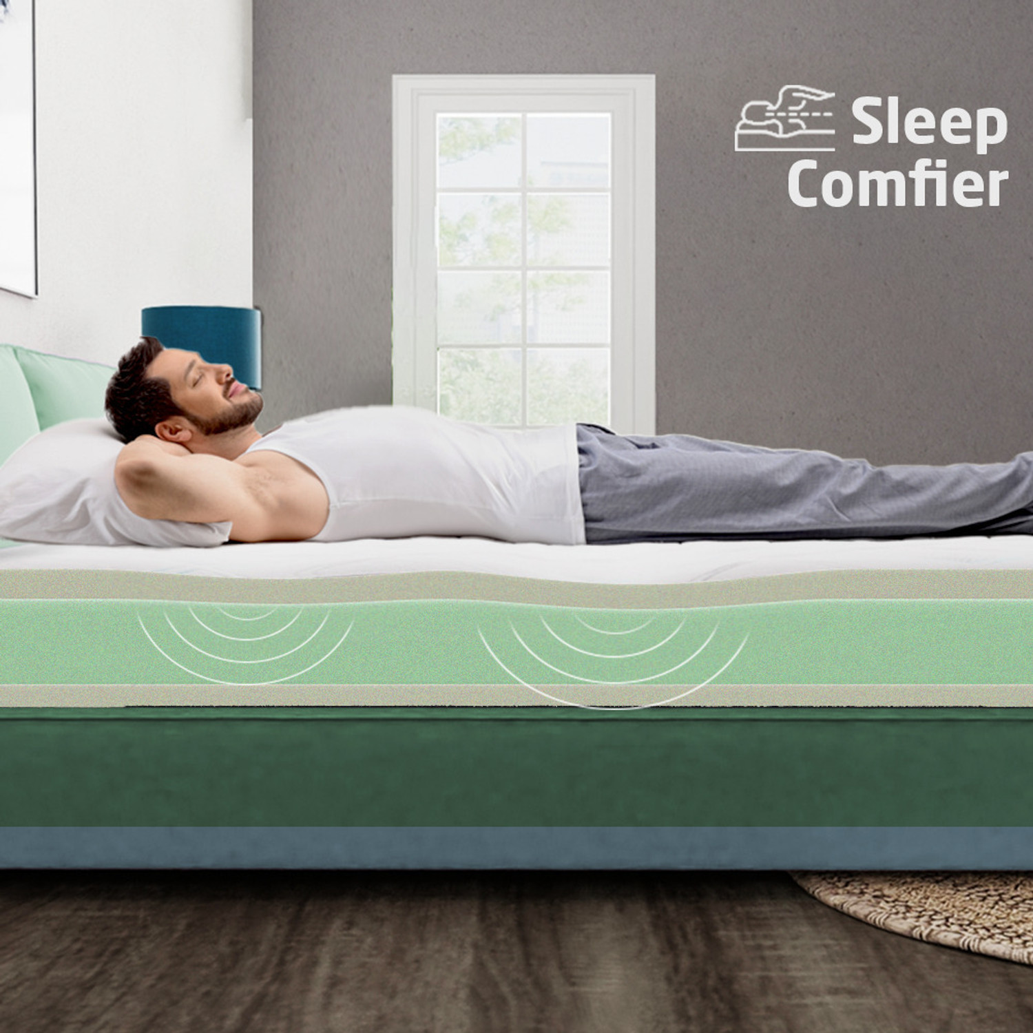 Image of Livpure Smart Jeeva 6 inch Single Natural Latex Mattress