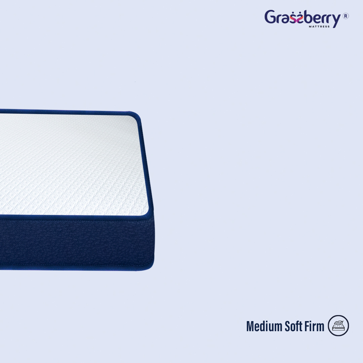 Image of Grassberry Dual Sided Ortho 6 inch Single High Resilience (HR) Foam Mattress
