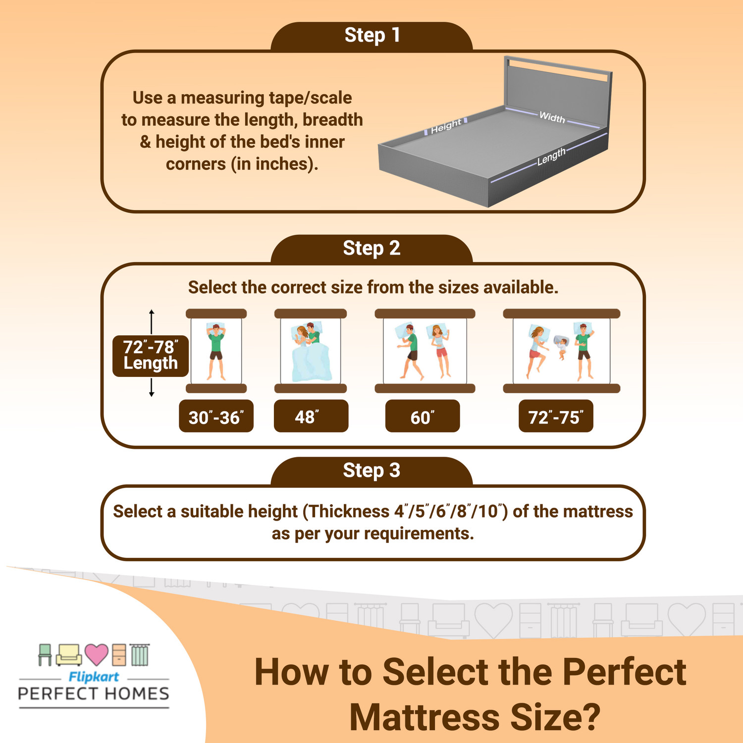 Image of Flipkart Perfect Homes Dual Comfort Hard & Soft 5 inch Queen High Resilience (HR) Foam Mattress