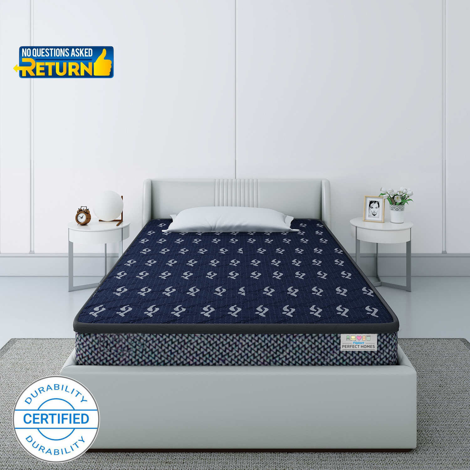 Image of Flipkart Perfect Homes Apollo Orthopedic High Density 5 inch Single Bonded Foam Mattress