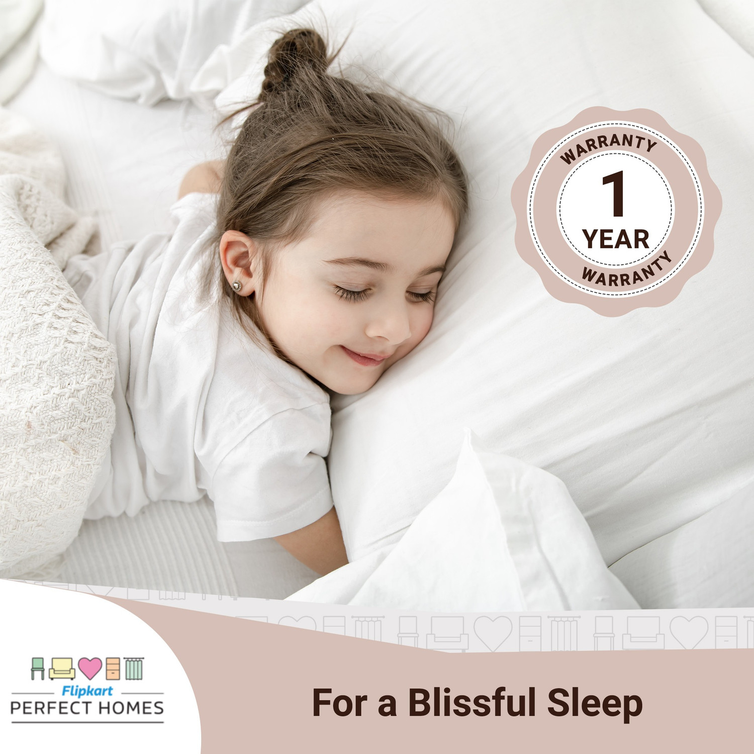 Image of Flipkart Perfect Homes Pherebus 5 inch Single Coir Mattress