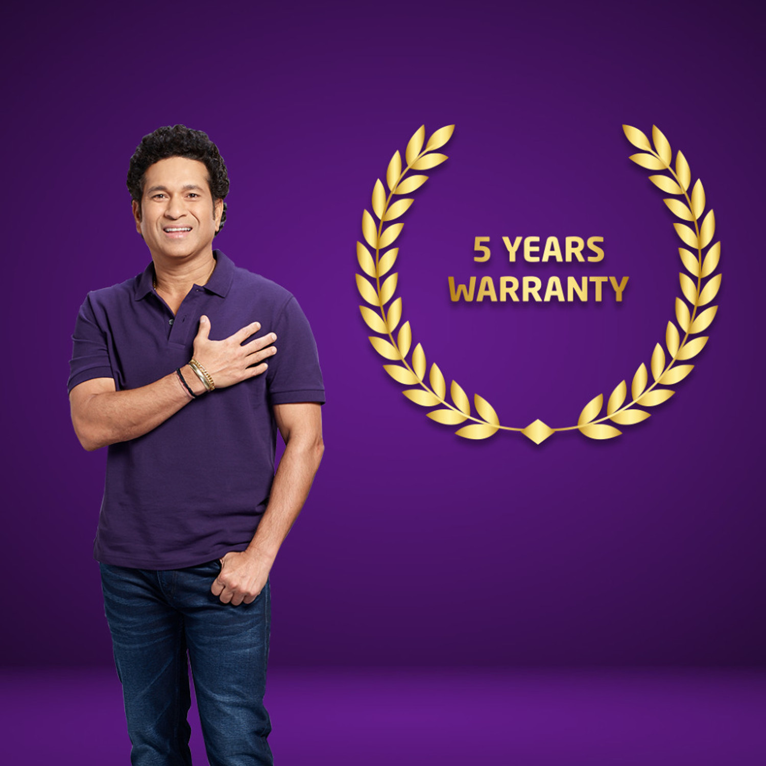 Image of Livpure Smart ESSENTIA Pure Foam Advance Lumbar Support with Dow ComfortScience 4 inch King High Resilience (HR) Foam Mattress