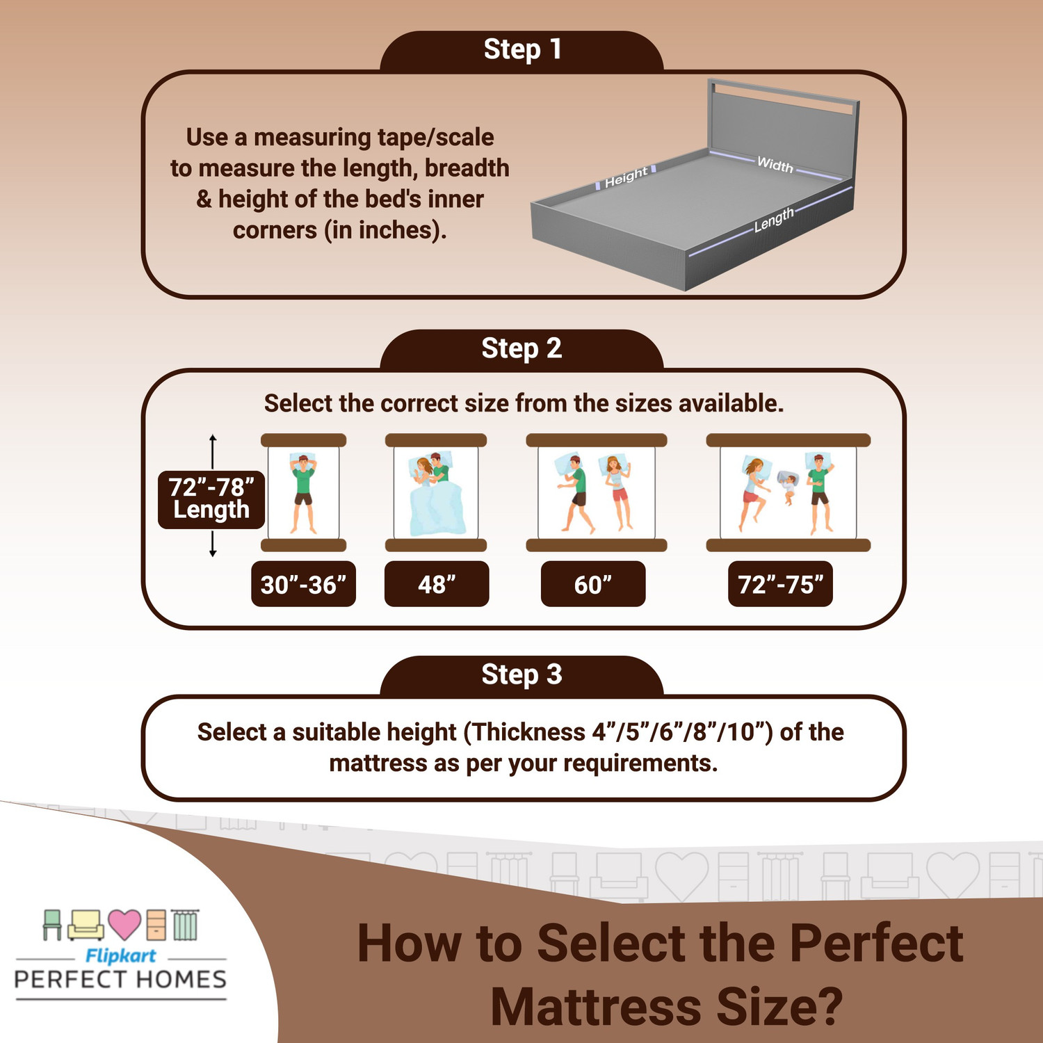 Image of Flipkart Perfect Homes Iris Orthopedic 10 inch Queen Bonnell Spring Mattress