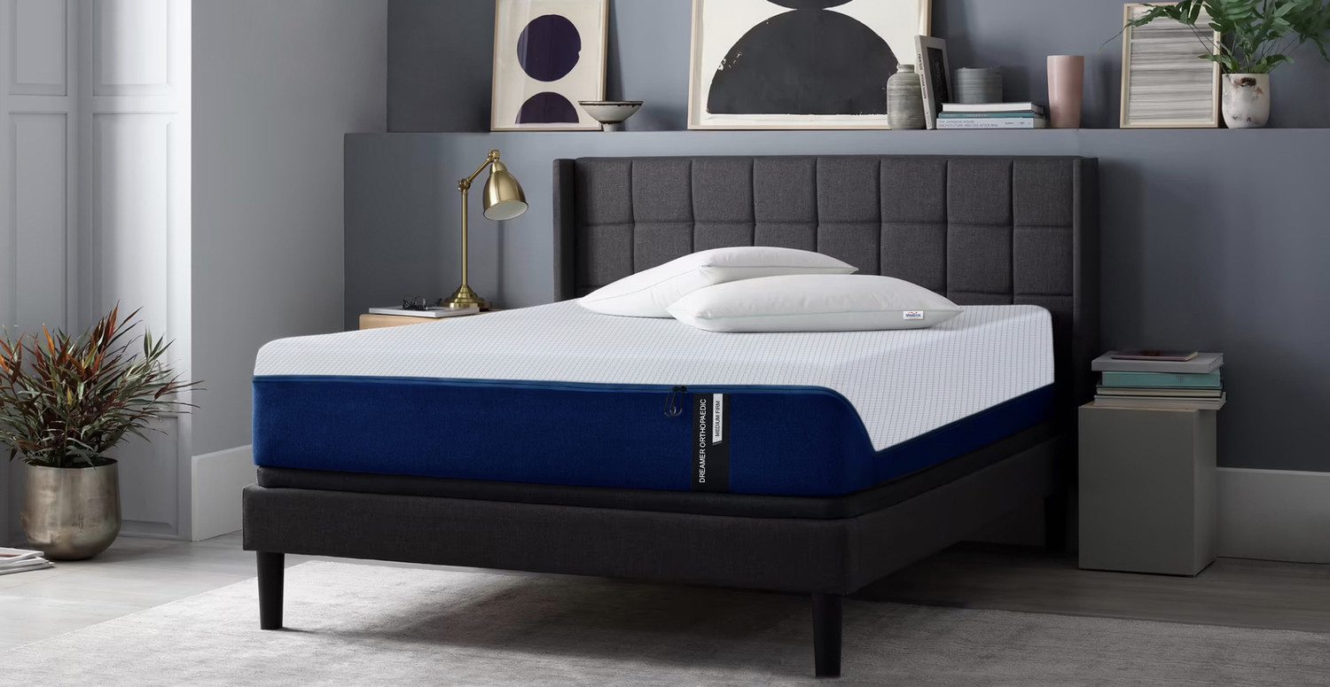 Image of SPRINGTEK Dreamer Orthopedic Memory Foam 4 inch King High Resilience (HR) Foam Mattress