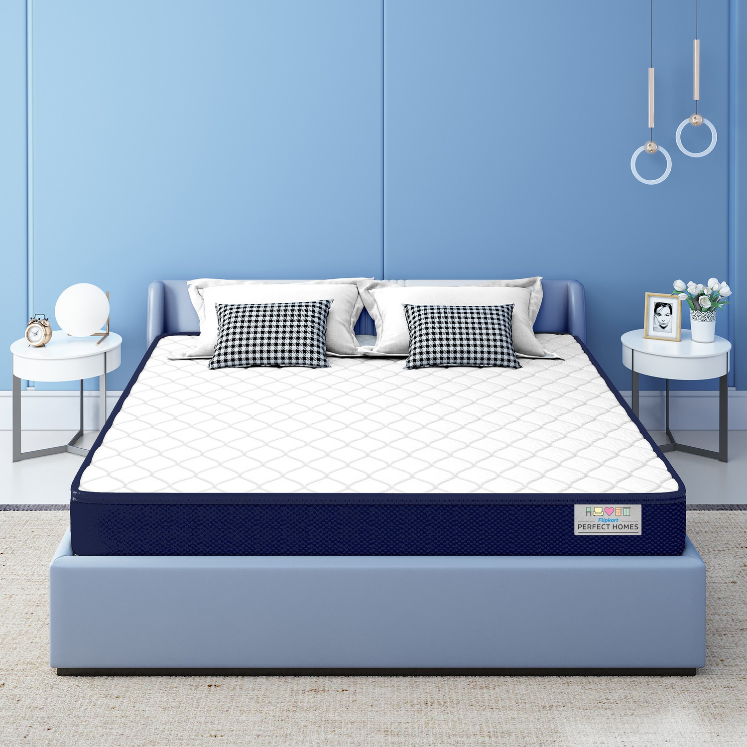 Image of Flipkart Perfect Homes Echo Orthopedic Memory 4 inch King Bonded Foam Mattress