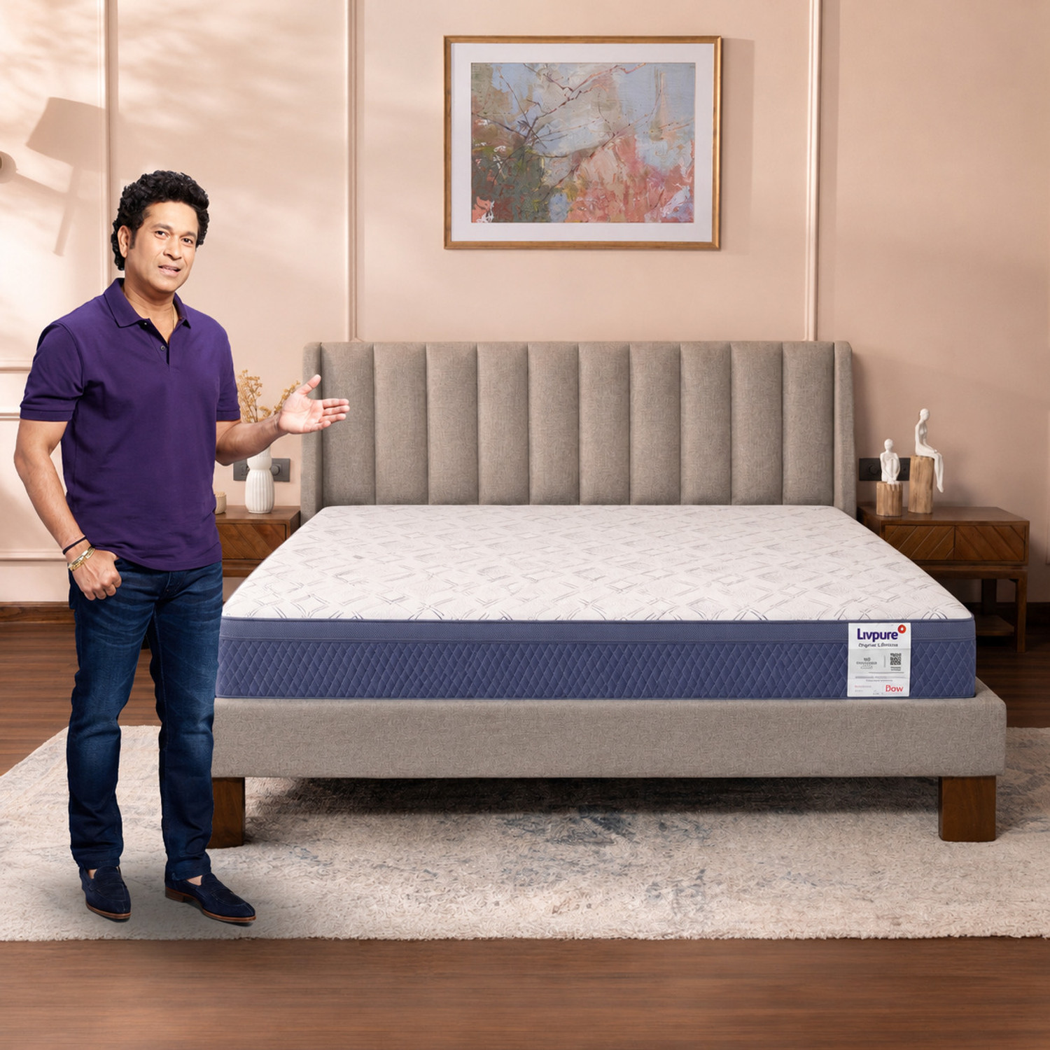 Livpure Smart Ortho-Plus Orthopedic 3-layered 5D Sleep Tech Ergonomic 