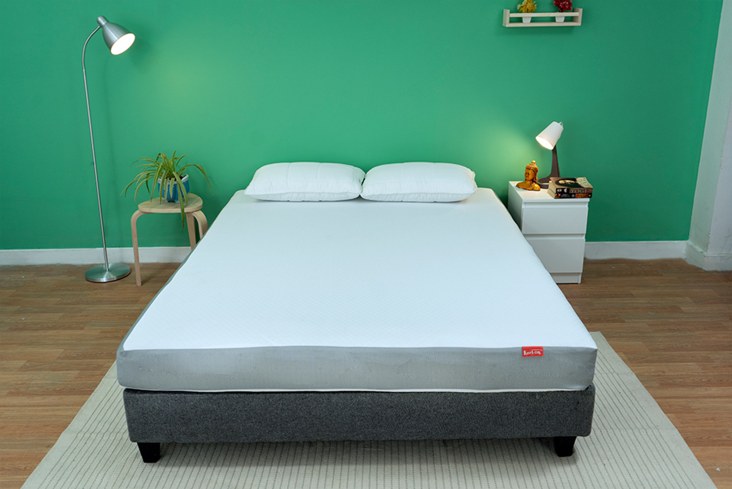 Image of KURLON Orthopedic, Memory Foam, Medium Firm, Back & Spine Support, High Resilence Foam 5 inch Single Memory Foam Mattress
