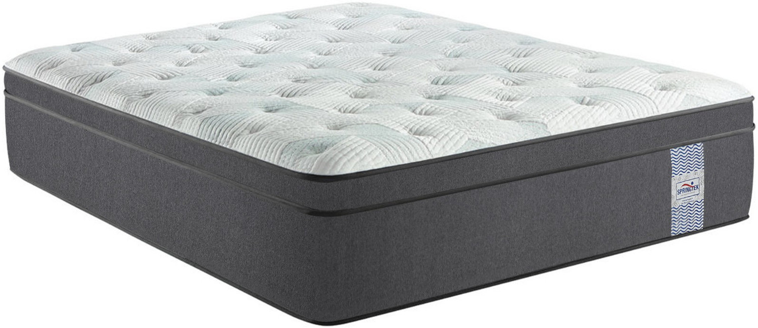 Image of SPRINGTEK Euro Top Hybrid Latex 12 inch Double Pocket Spring Mattress
